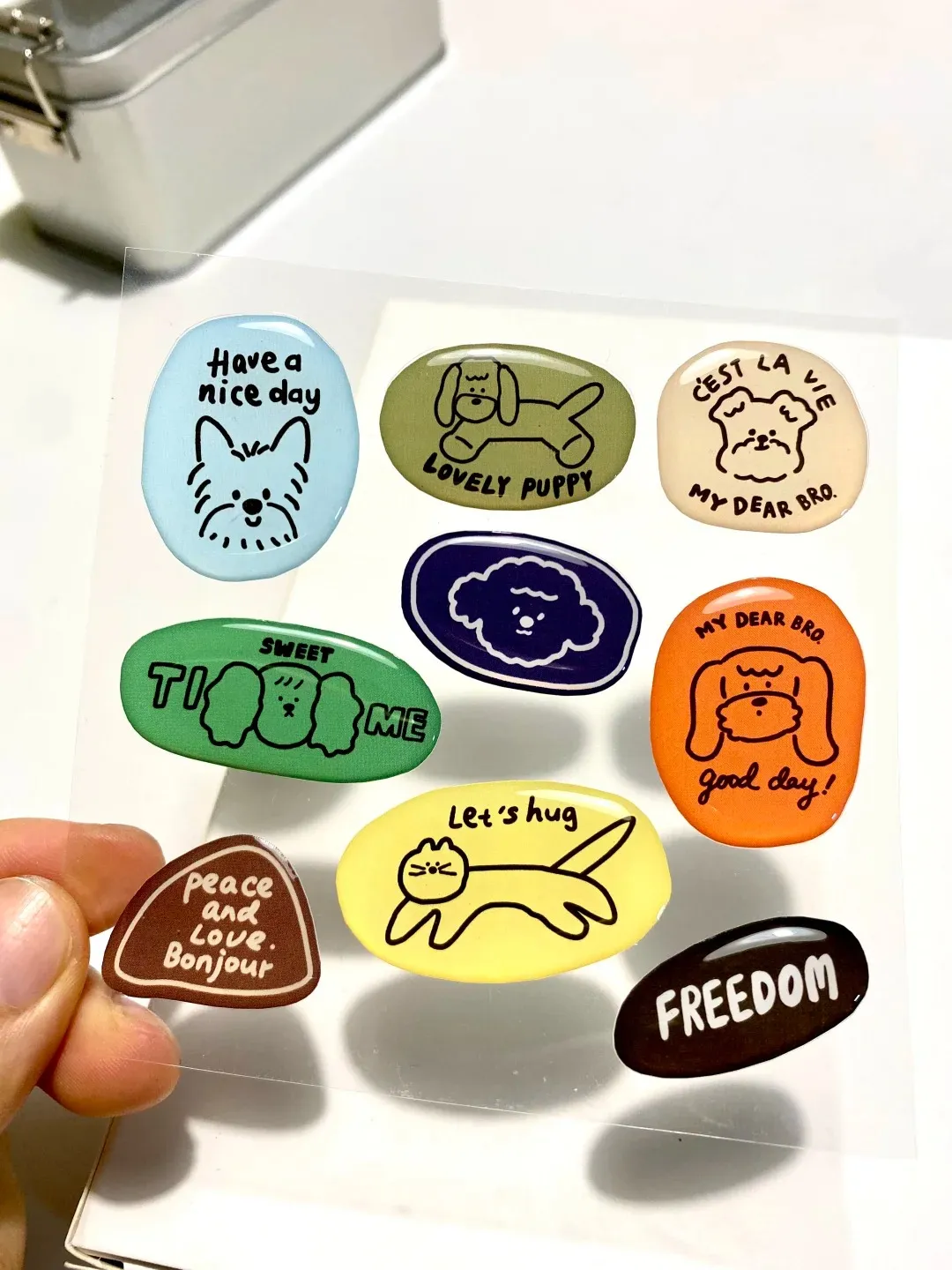 Sticker Epoxy Crystal Epoxy