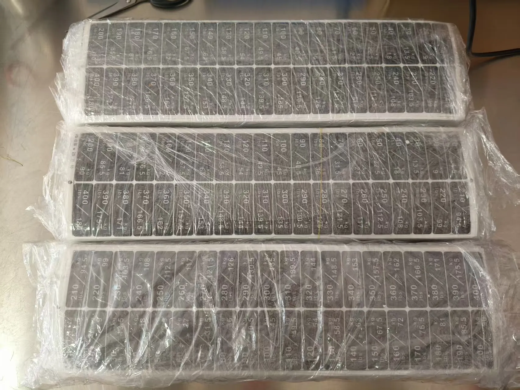 Nhãn dán nhựa thiết bị tập thể dục JOJO Pack